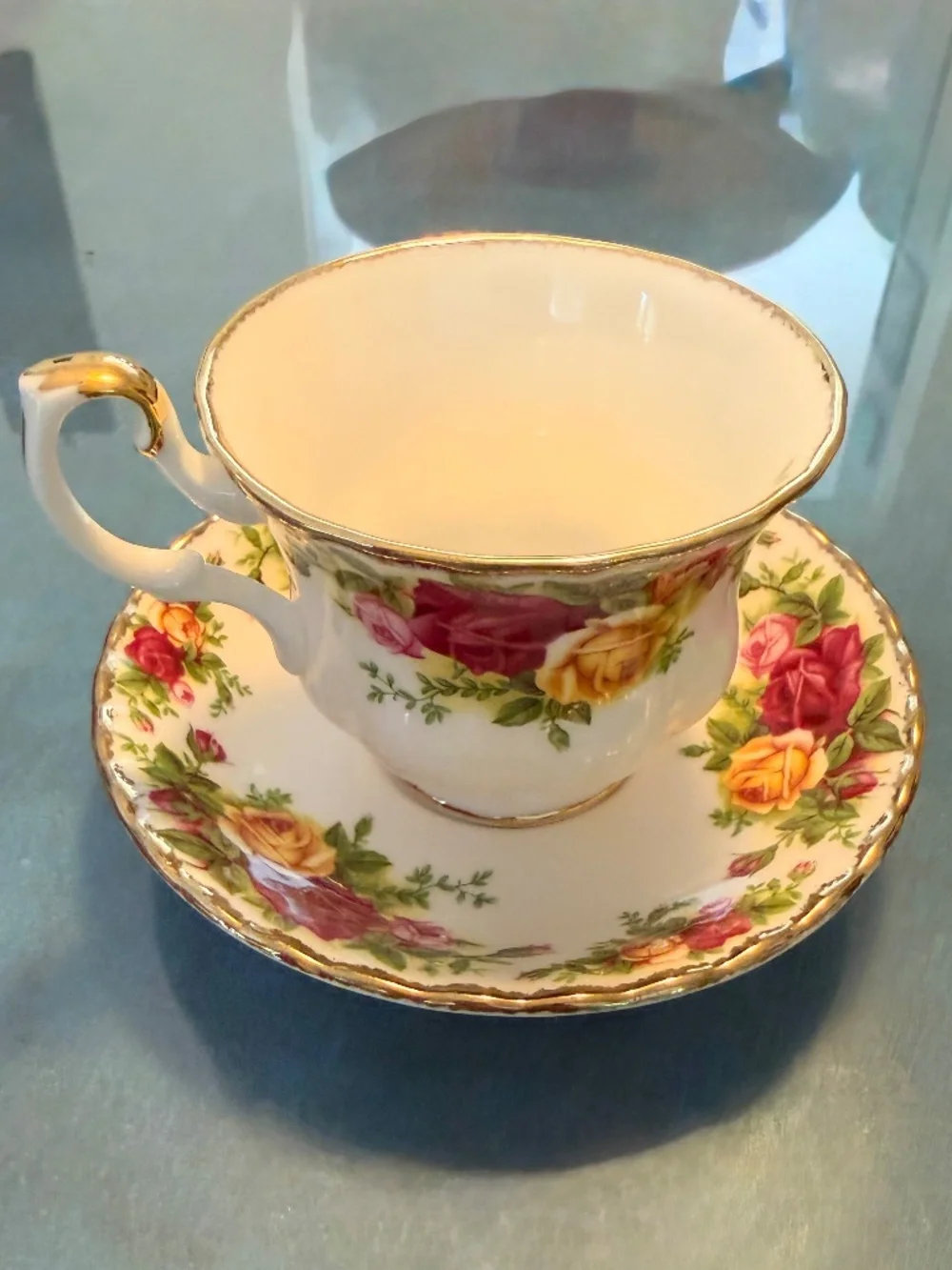 Royal Albert Old Country Roses  Bone China & 22K Gold Trim
